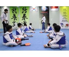 Taekwondo traning increases students focus and concentration skills