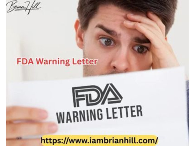 Professional Help for Responding to an FDA Warning Letter