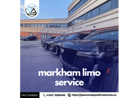 Markham Limo Service – Comfort, Style & Reliability