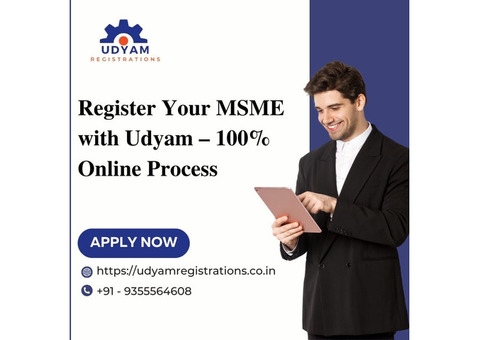 Register Your MSME with Udyam – 100% Online Process