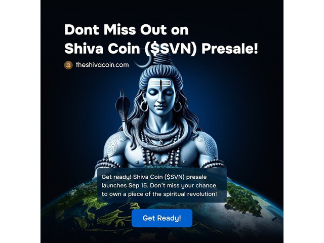 Just Days Away – Shiva Coin ($SVN) Presale Goes Live on Sept 15!