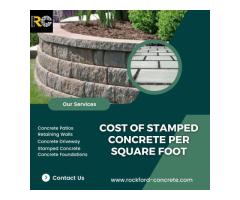 Typical Cost for Stamped Concrete | Rockford Concrete