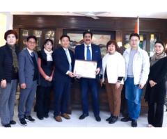 Sandeep Marwah Honoured by South Korean Delegation