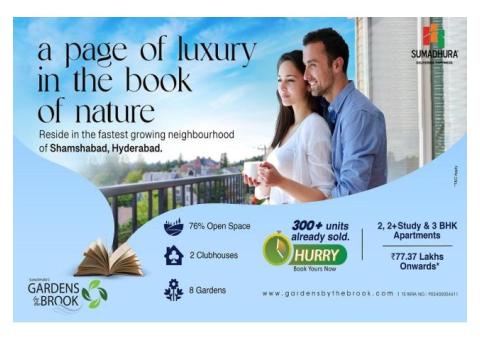 Unleash Your Design Aspirations with Sumadhura Gardens by The Brook