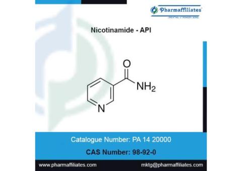 CAS No : 98-92-0| Product Name : Nicotinamide - API| Pharmaffiliates
