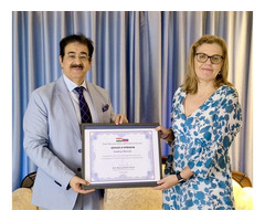 Dr Sandeep Marwah Receives Certificate of Appreciation from Ambassador