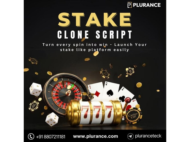 Build Your Giant Crypto Casino  Platform with Stake Clone Script