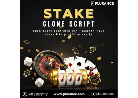 Build Your Giant Crypto Casino  Platform with Stake Clone Script
