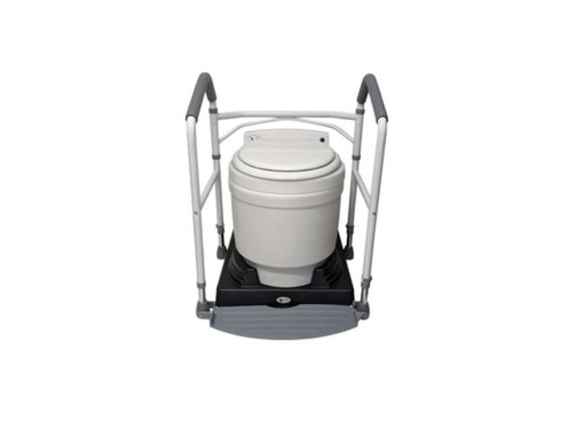 Sturdy Bedside Commode Frame Over Toilet For Mobility Support