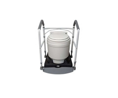 Sturdy Bedside Commode Frame Over Toilet For Mobility Support