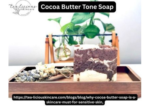 Cocoa Butter Tone Soap for Soft and Radiant Skin