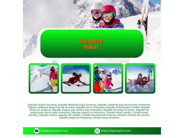 Alquiler ski La Massana con Esports Pirot – Calidad y Buen Precio