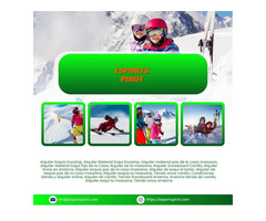 Alquiler ski La Massana con Esports Pirot – Calidad y Buen Precio