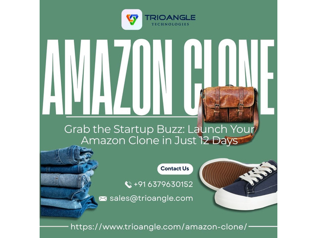 Grab the Startup Buzz: Launch Your Amazon Clone in Just 12 Days