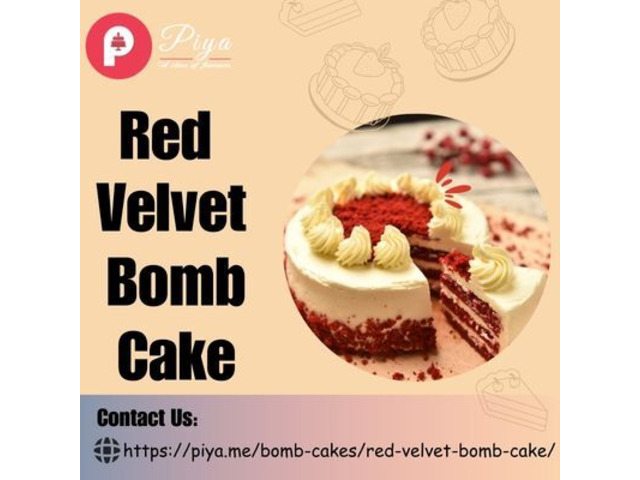How to Make a Decadent Red Velvet Bomb Cake?