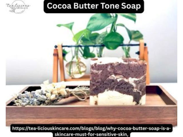 Cocoa Butter Tone Soap to Moisturize and Brighten Skin