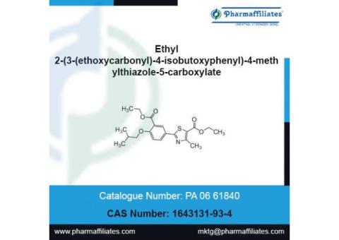 CAS No : 1643131-93-4 | Febuxostat DEE Impurity | Pharmaffiliates