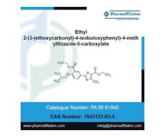 CAS No : 1643131-93-4 | Febuxostat DEE Impurity | Pharmaffiliates