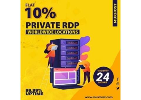10% Off Private RDP server
