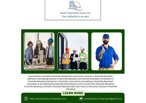 Expert Residential Construction in Rockville