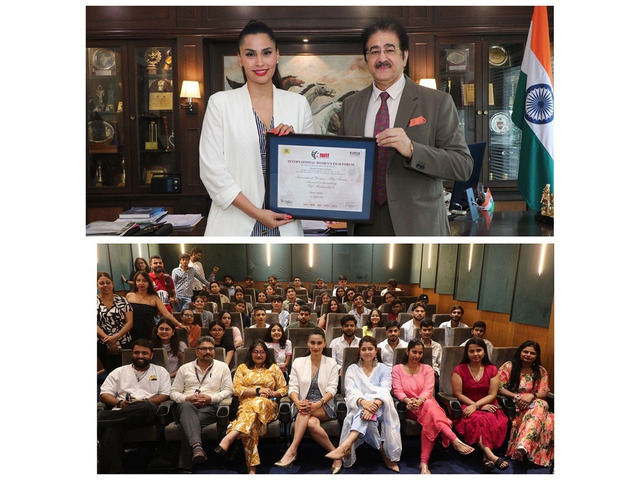 Renowned Canadian Presenter Kanika Wadhwa Engages with AAFT Students