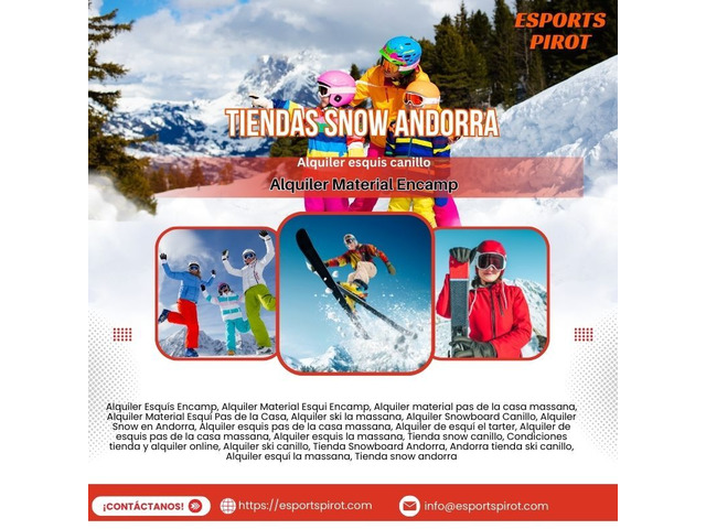 Alquiler de material de esquí en Pas de la Casa | Esports Pirot