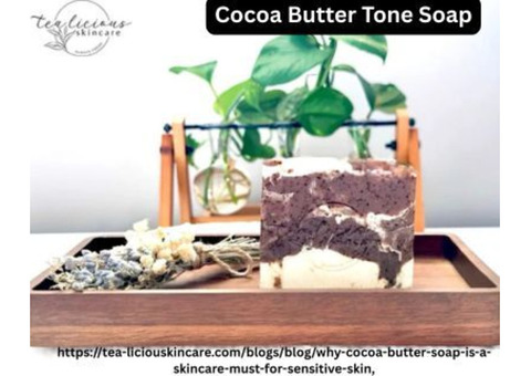Gentle Care with Cocoa Butter Tone Soap for Nourished Skin