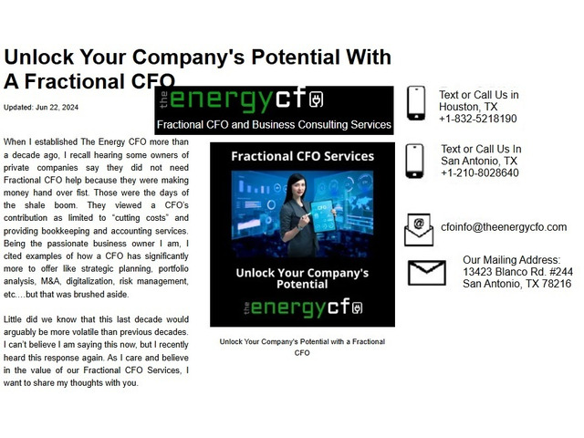 Fractional CFO San Antonio & Corpus