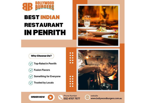 Discover the Best Indian Restaurant in Penrith – Bollywood Burgers