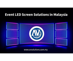 Event LED Screen Solutions in Malaysia for Concerts and Events