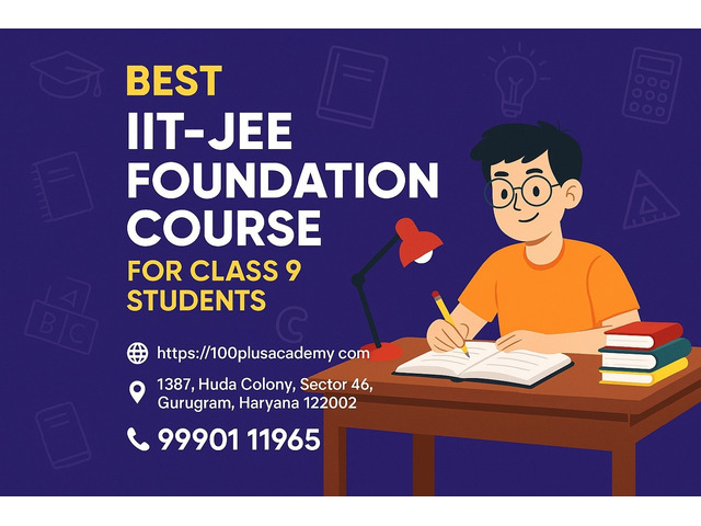 Enroll in IIT-JEE Foundation Course for Class 9 Today