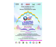 11th Global Literary Festival Noida 2025 Fixed for 24th to 26th Sep