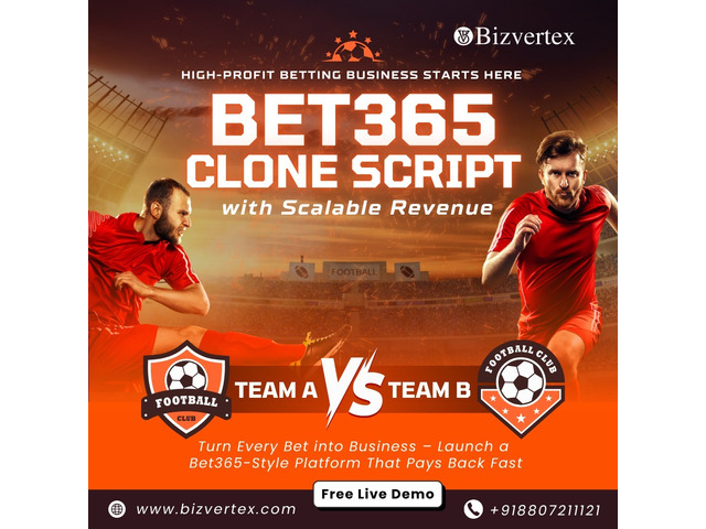 Why Entrepreneurs Are Choosing Bizvertex’s Bet365 Clone Script?