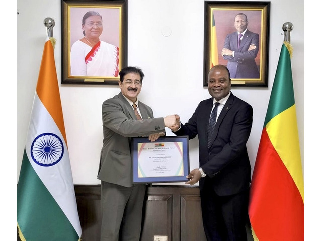 H.E. Erick Jean Marie Zinsou Becomes Patron of Indo Benin Film