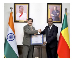 H.E. Erick Jean Marie Zinsou Becomes Patron of Indo Benin Film