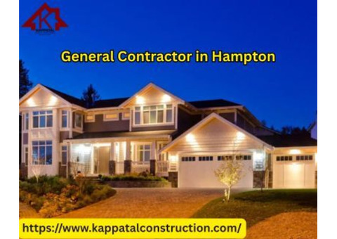 Trusted General Contractor in Hampton for All Projects