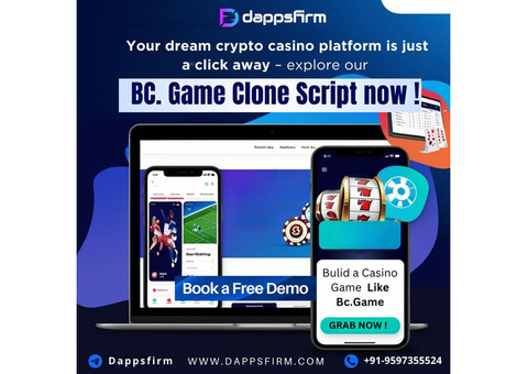 BC.Game Clone Software  Start Your Crypto Casino Journey in 5 Days!
