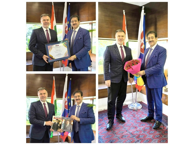 H.E. Robert Maxian, Ambassador of Slovakia to India, Presented