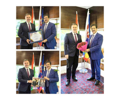 H.E. Robert Maxian, Ambassador of Slovakia to India, Presented