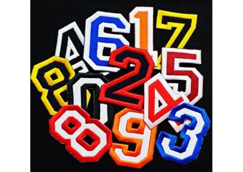 Iron on Letter Patches | idigitize4u