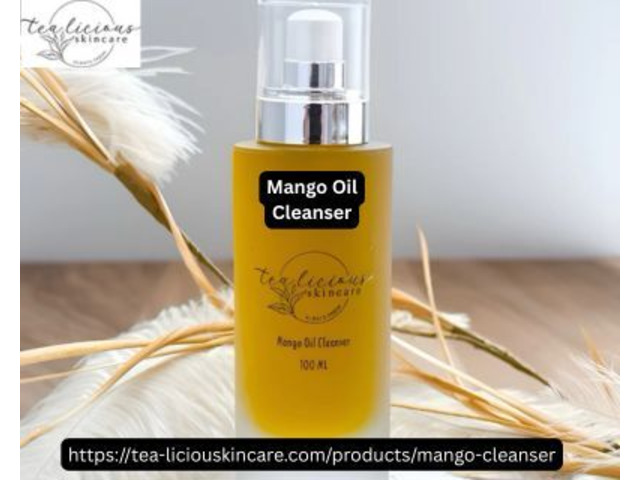 Remove Dirt and Makeup with Mango Oil Cleanser