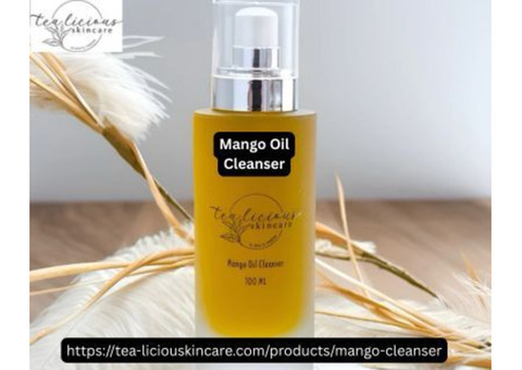 Remove Dirt and Makeup with Mango Oil Cleanser