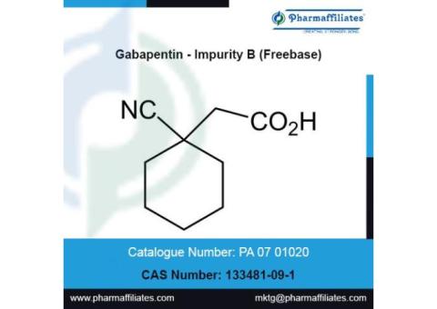 CAS No : 133481-09-1 | Gabapentin - Impurity B |Pharmaffiliates