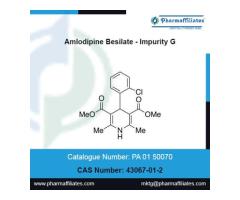 CAS No :43067-01-2 | Amlodipine Besilate -Impurity G|Pharmaffiliates