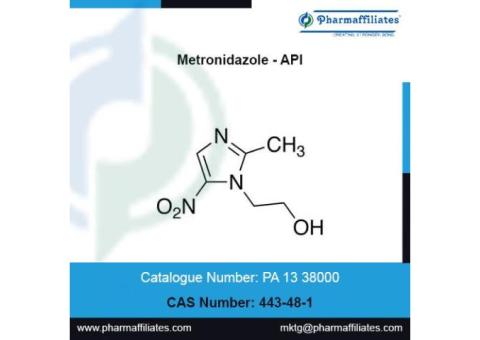 CAS No : 443-48-1|Metronidazole - API| Pharmaffiliates