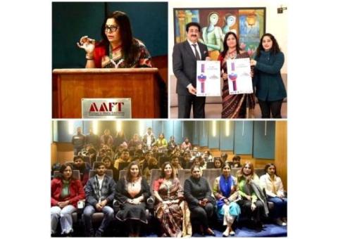 Workshop by Urvashi Agarwal on Women Empowerment at AAFT