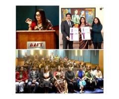 Workshop by Urvashi Agarwal on Women Empowerment at AAFT