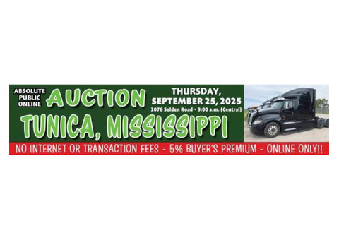 Trailers Auction Tunica MS – September 2025