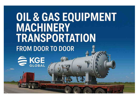 Reliable Oil & Gas Equipment Machinery Transportation
