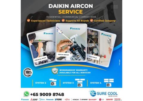 Best daikin aircon service company singapore